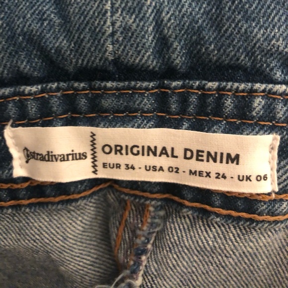 Stradivarius denim jumper dress - Picture 2 of 2